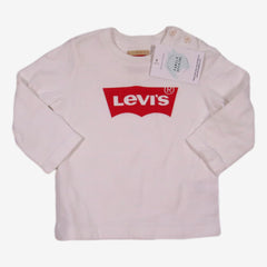 LEVIS 12 mois t-shirt blanc avec logo