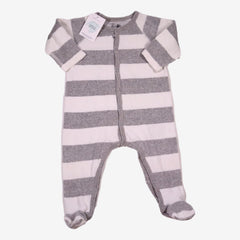 PETIT BATEAU 12 mois combi pyjama à rayures