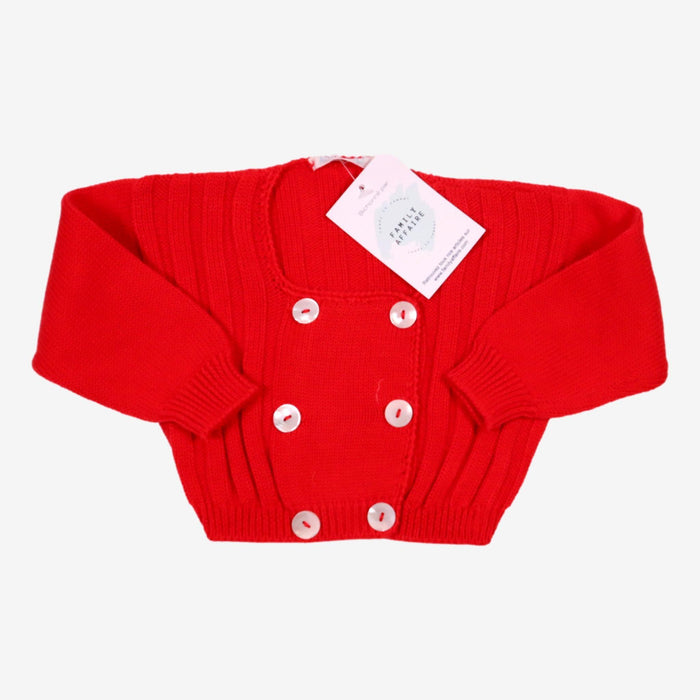 ANDREOLI 12 mois gilet rouge