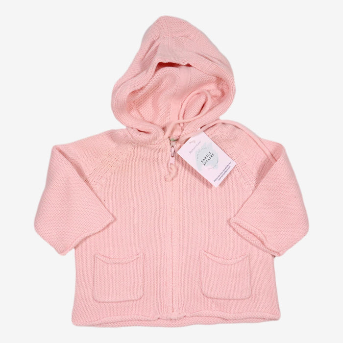 BONPOINT 6 mois gilet zippé rose