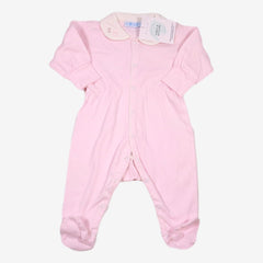 MOLLI 3 mois combi pyjama rose col Claudine