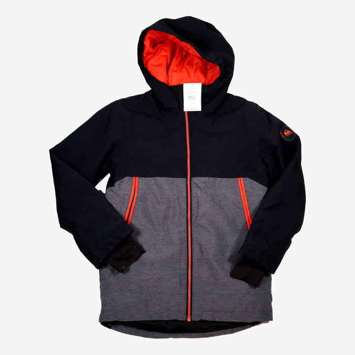 QUICKSILVER 10 ans veste de ski noir et grise