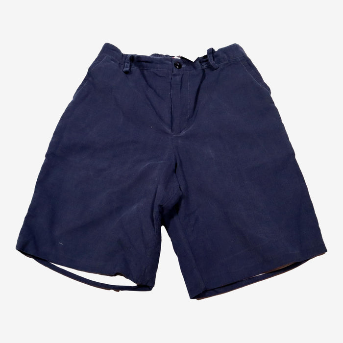 AMAIA 8 ans short garcon velours bleu