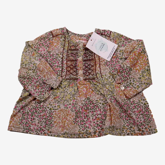 BONPOINT 12 mois blouse liberty smock