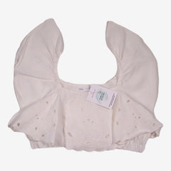 ZARA 12 ans bandeau a volant blanc