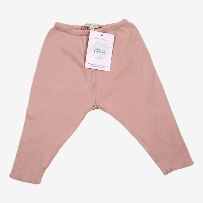 BONPOINT 3 mois leggings rose