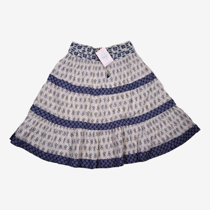 ZARA 9 ans jupe motif bleu et blanc