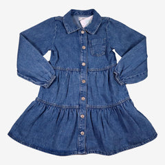 MANGO 7 ans robe jean bleu