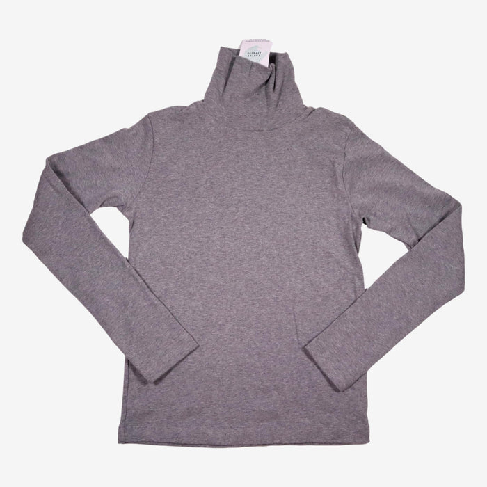 PETIT BATEAU 12 ans col roulé gris