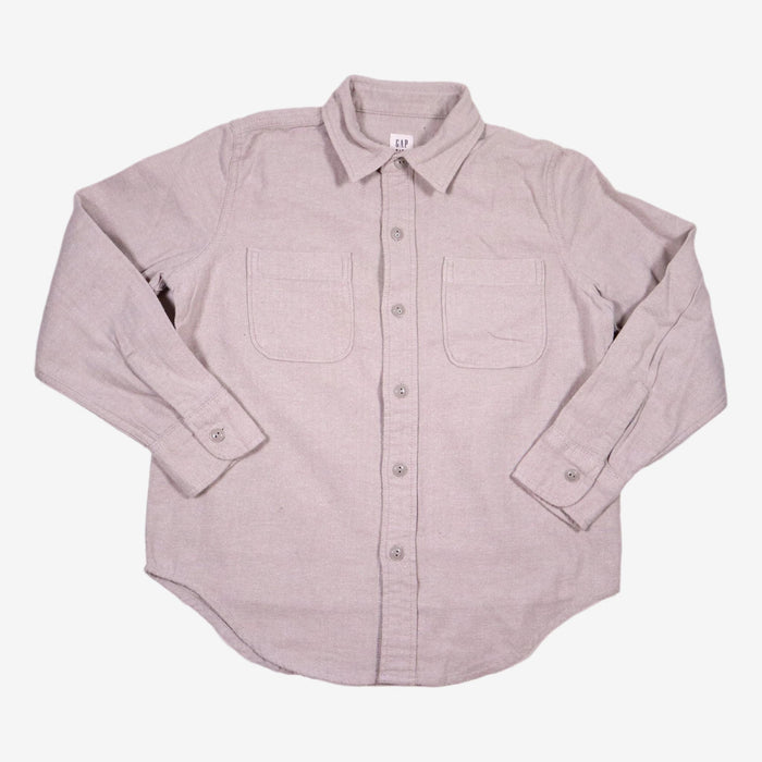 GAP 8 ans chemise gris claire 100% coton