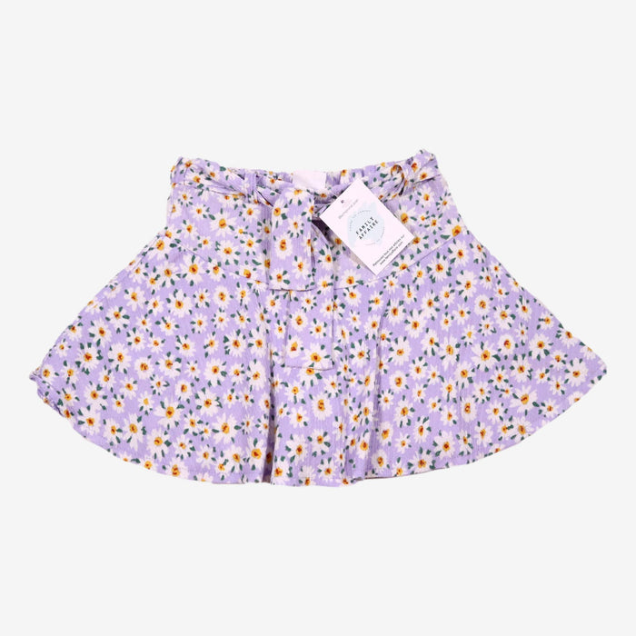 ZARA 6 ans jupe violette fleur blanche