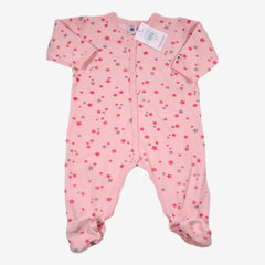 PETIT BATEAU 18 mois pyjama rose étoiles