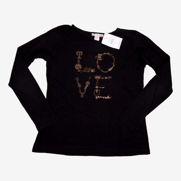 BONPOINT 12 ans Teeshirt noir love