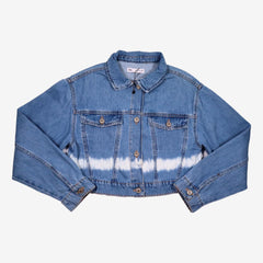 ZARA 14 ans veste en jean courte bande delavé