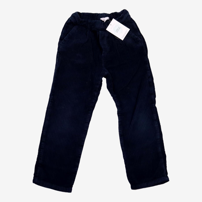 ZARA 7 ans pantalon velours cottelé marine