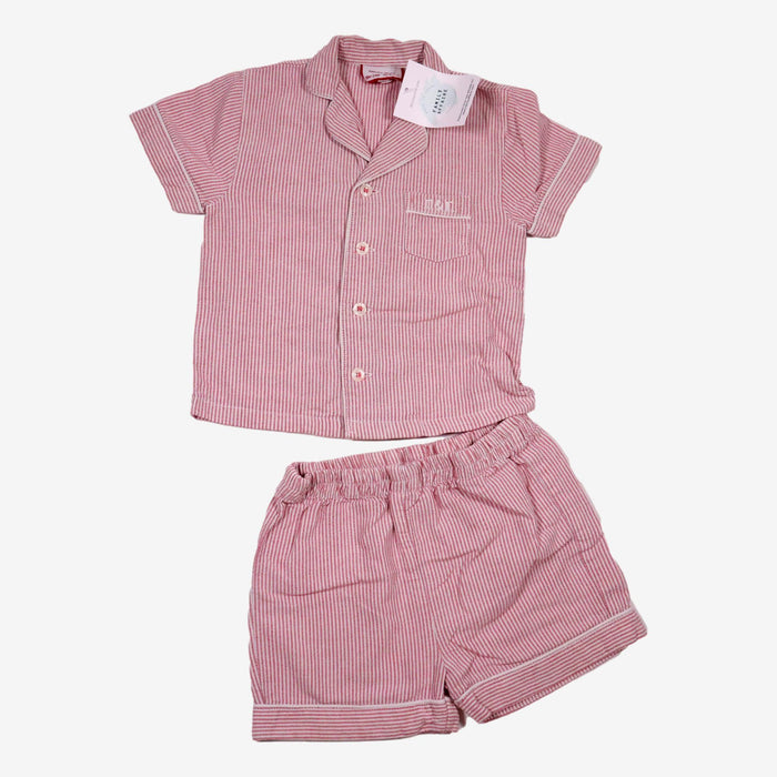 NECK & NECK 2 ans ensemble pyjama rayé rouge