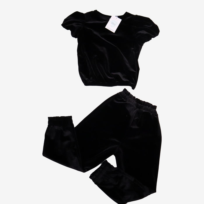 ZARA 6 ans ensemble velours noir