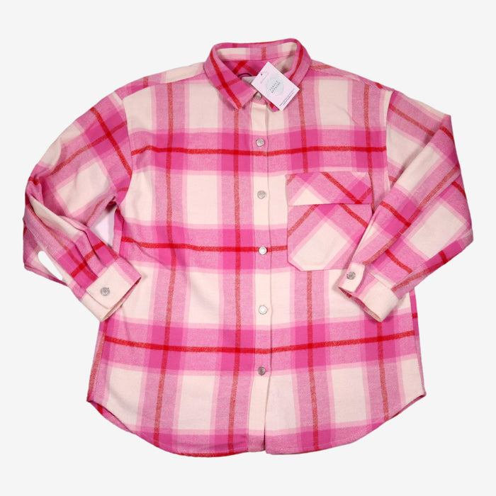 ZARA 14 ans veste chemise à carreaux rose