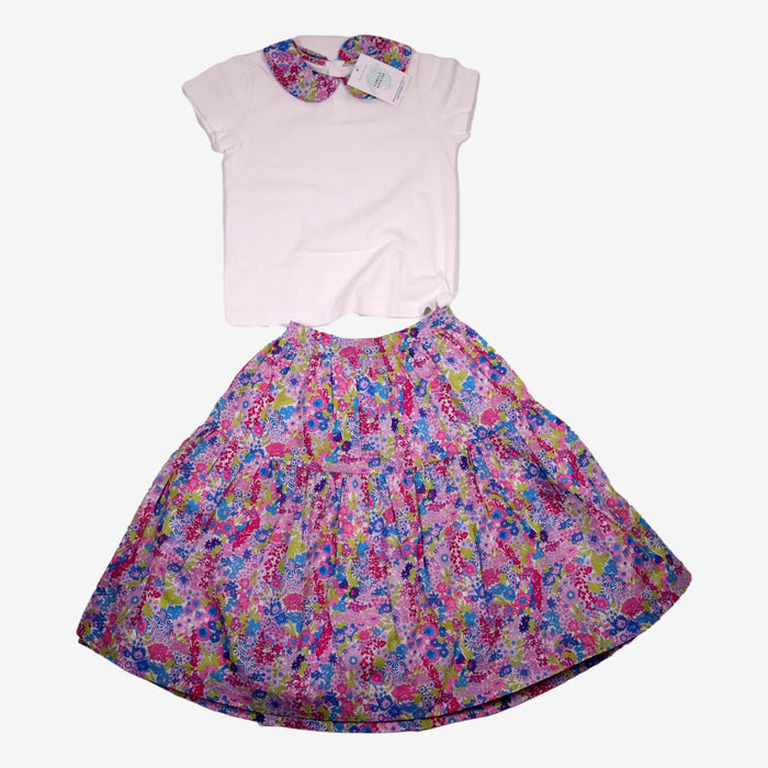 JACADI 6 ans ensemble t shirt et jube liberty