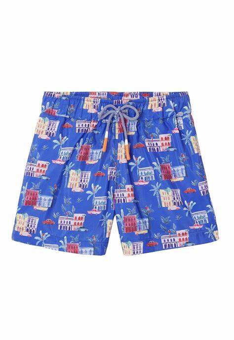 LISON outlet 8 ans short cuba bleu