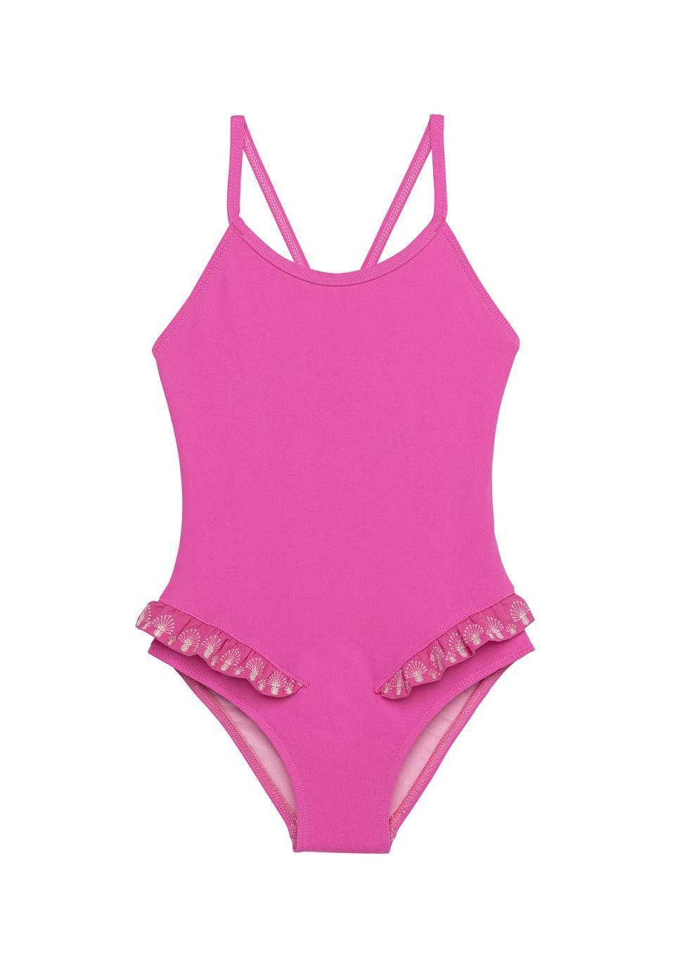 LISON OUTLET Maillot de bain 1P Sunset rose  2/4/8/10/12 ans