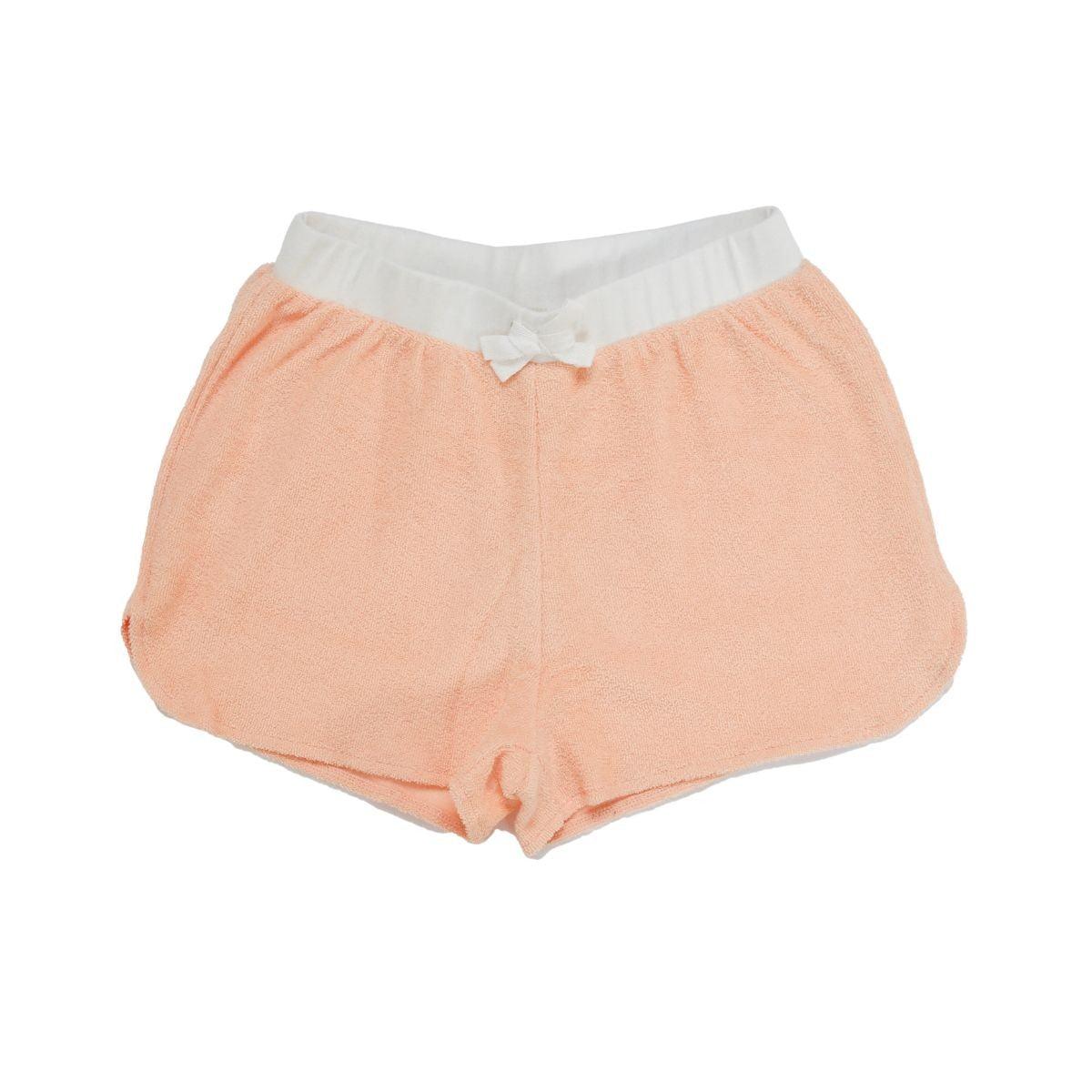 LILILOTTE outlet 8et 10 ans short éponge abricot