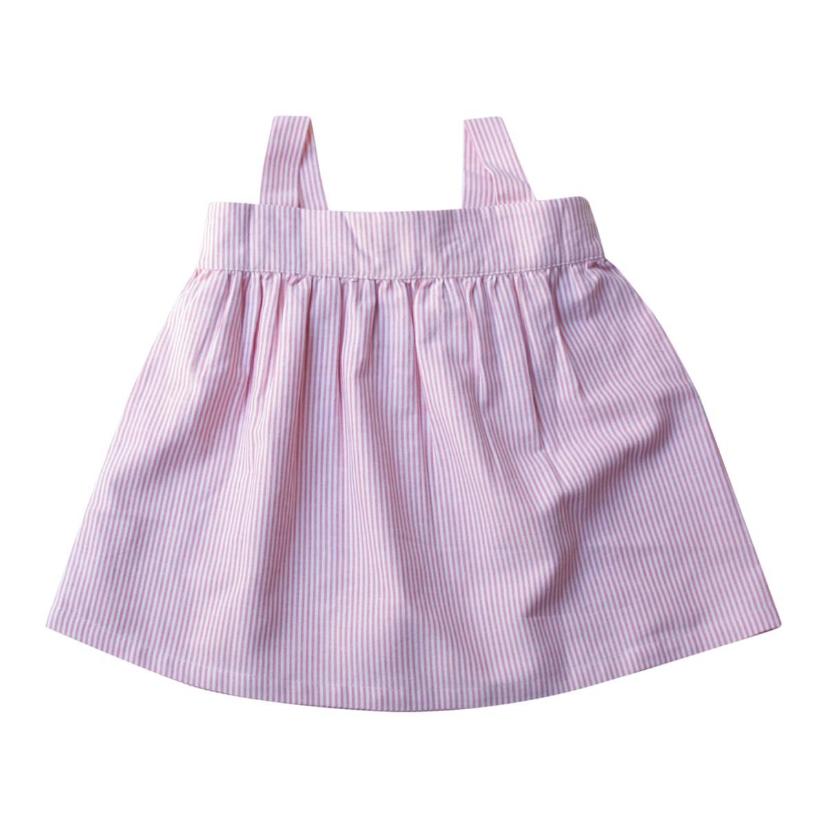 LILILOTTE outlet 10 et 12 ans top rayé tangerine