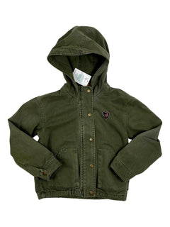 Veste en jean vert kaki mi-saison pour enfant 8 ans - TAO