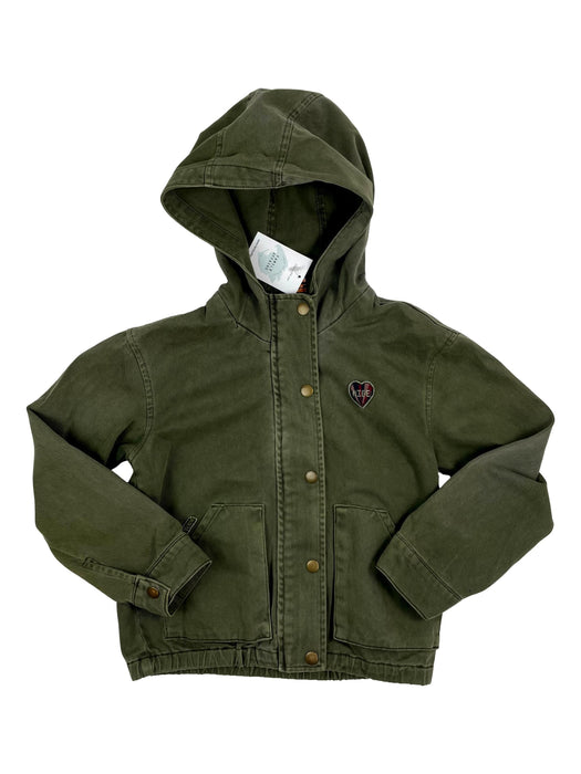 Veste en jean vert kaki mi-saison pour enfant 8 ans de la marque TAO