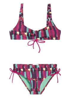 LISON OUTLET Maillot de bain 2P Zoe violet 6 au 16 ans