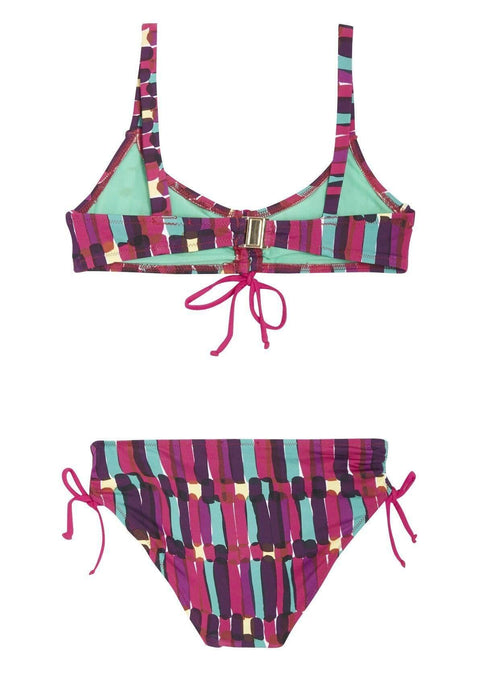 LISON OUTLET Maillot de bain 2P Zoe violet 6 au 16 ans