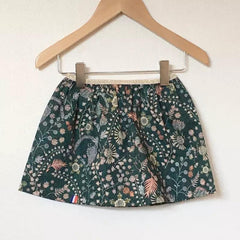 7ème étoile outlet 12m Jupe non doublée en Liberty Crochet Meadow