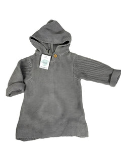 BONTON 2 ans manteau burnou long gris