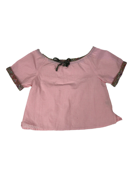 BONTON 2 ans blouse vichy rose