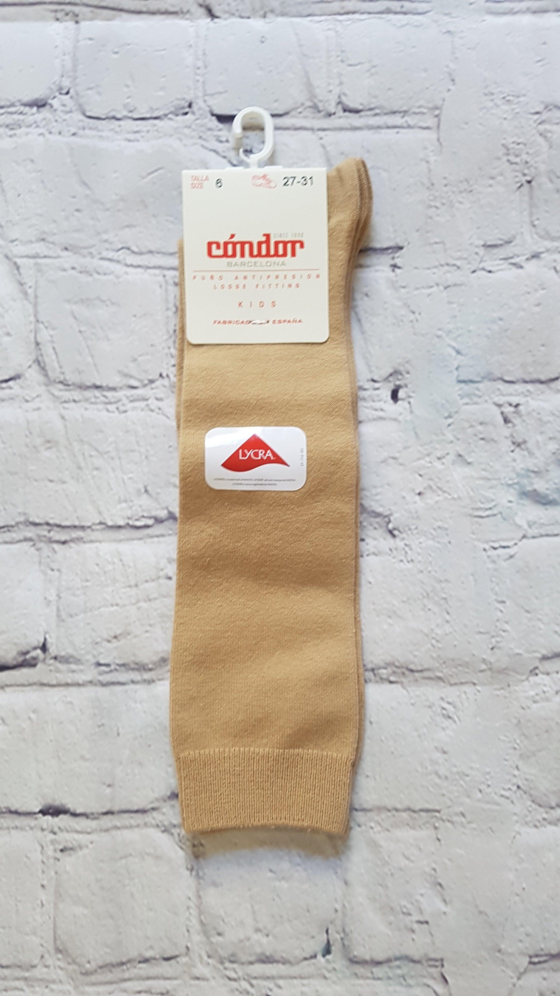 chaussettes hautes condor camel high socks camel (4349527392304)