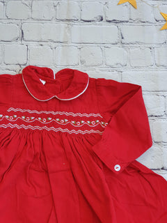 Red girl  dress 6m