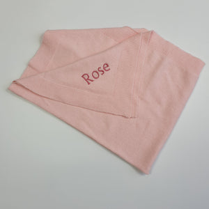 Baby Pink blanket - FAMILY AFFAIRE (4416869367856)