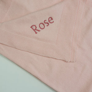 Baby Pink blanket - FAMILY AFFAIRE (4416869367856)