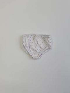 LITTLE WHITE COMPANY  girl bloomer 6-9m