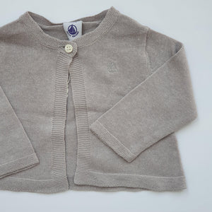 PETIT BATEAU girl or boy cardigan 6m (4428357107760)