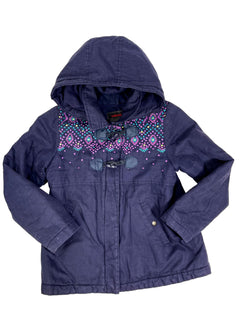 CATIMINI Manteau violet bleu 8 ans