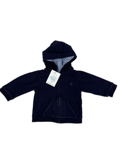 JACADI 12 mois Gilet bleu capuche