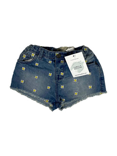 ZARA 3/6 mois Short jean marguerite fille