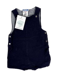 JACADI 12 mois Combi short bleu marine