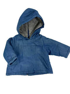 BOUTCHOU manteau couleur jean 6 mois