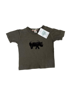 BONPOINT 12 mois tee shirt gris rhinocéros