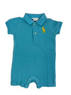 RALPH LAUREN Barboteuse polo combi short garçon 3 mois