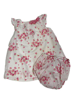 JACADI robe et bloomer a fleurs fille