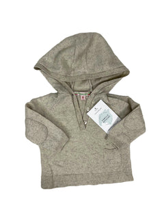 BONPOINT 6 mois Pull beige capuche garçon