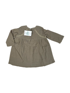 BONPOINT 2 ans Blouse laine beige fille